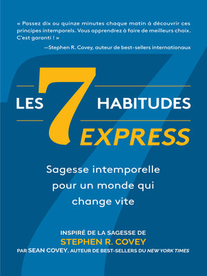 cover image of Les  7 Habitudes express